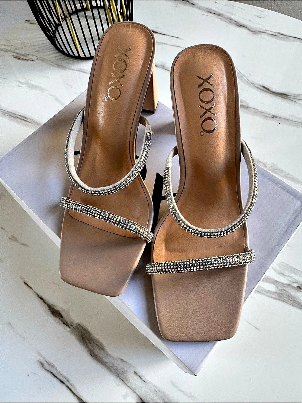 XOXO Rhinestone Heels - Picture 8 of 16